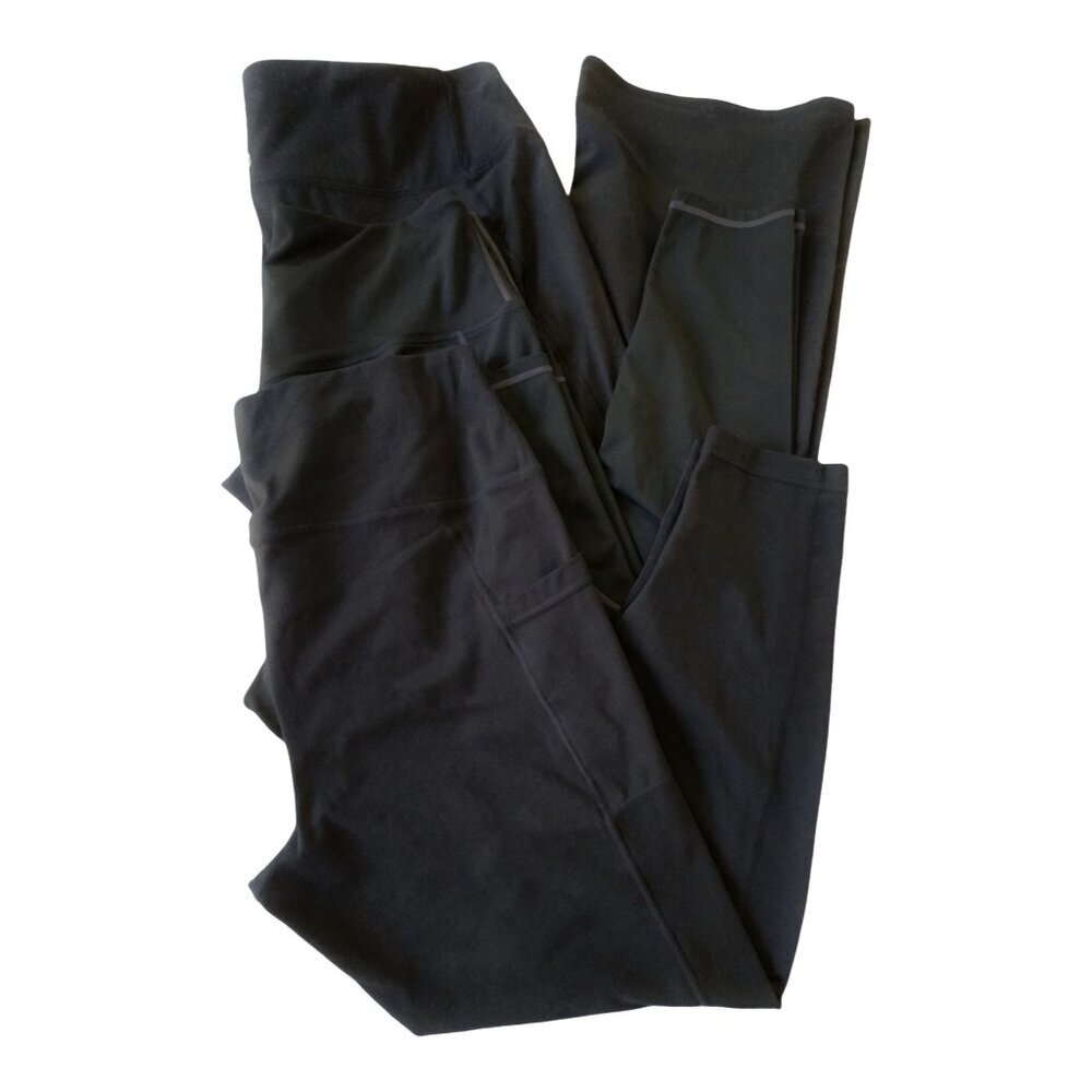 Ladies Active Pant Lot Womens XL Black Yogalicious Yoyoga DSG